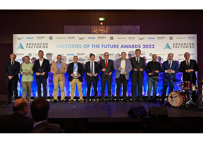 Foto Iveco, Murrekelectronik y Serveo se alzan con los Factories of the Future Awards 2022.